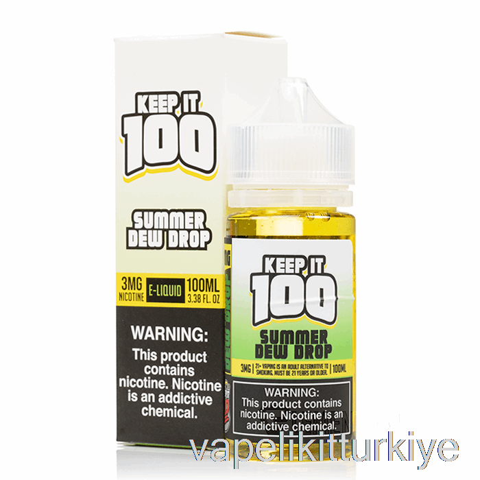 Vape Kalem Vape Mate Yaz çiy Damlası - 100 - 100ml 6mg Arasında Tutun